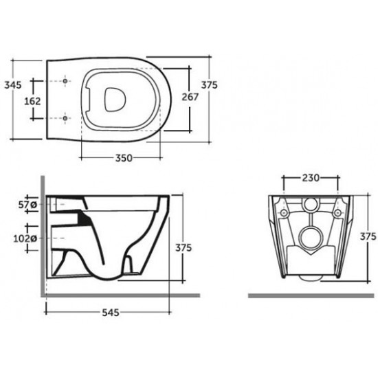 Унитаз подвесной Керамин Бари R Нова СК 37,5x54,5 сиденье Duroplast, Slim, микролифт Унитаз подвесной Керамин Бари R Нова СК 37,5x54,5 сиденье Duroplast, Slim, микролифт