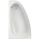 Ванна акриловая Cersanit Joanna 140x90 L (с ножками и экраном)