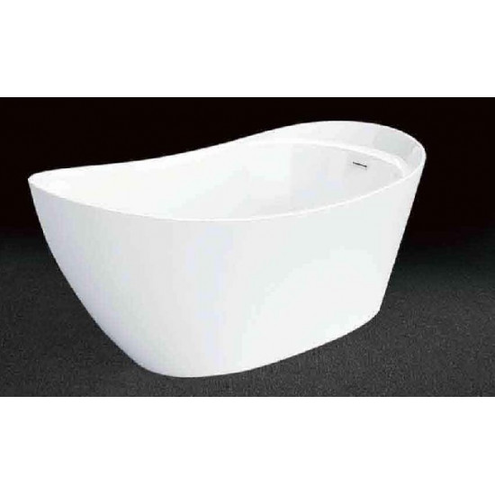 Ванна акриловая Pelican AGO-53 170x75 с сифоном, белая