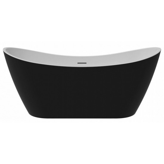 Ванна акриловая Teymi Ellie 170x80 черная матовая