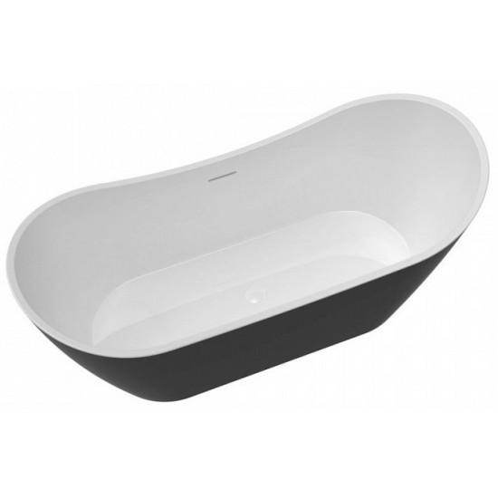 Ванна акриловая Teymi Ellie 170x80 черная матовая