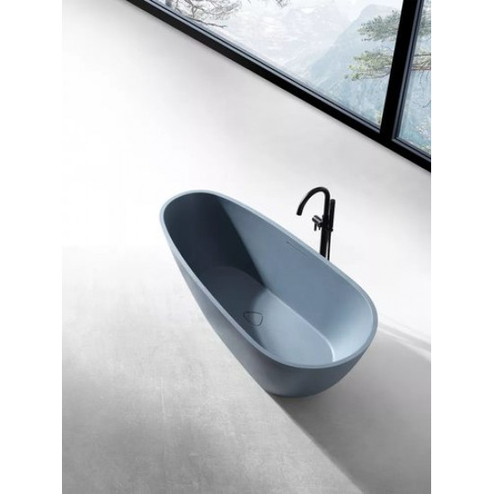 Ванна из искусственного камня Abber Dortmund AM9911G 170x75 серая