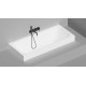 Ванна из искусственного камня Salini Orlanda AXIS KIT 170x75 S-Sense белый глянец Ванна из искусственного камня Salini Orlanda AXIS KIT 170x75 S-Sense белый глянец