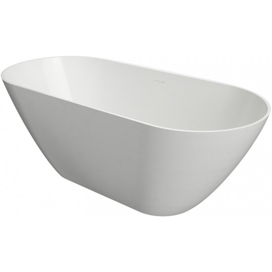 Ванна из литьевого мрамора Aquastone AQS 11 170x77 белый матовый