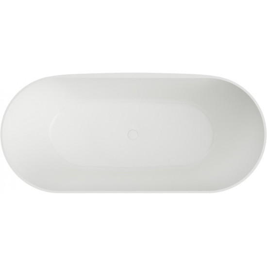 Ванна из литьевого мрамора Aquastone AQS 11 170x77 белый матовый