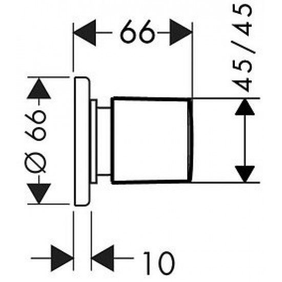 Вентиль Hansgrohe Metris 31677000