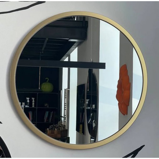 Зеркало Vela Лофт 75x75 золото матовое