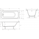 Акриловая ванна AlfaSun Мангуп 170x75