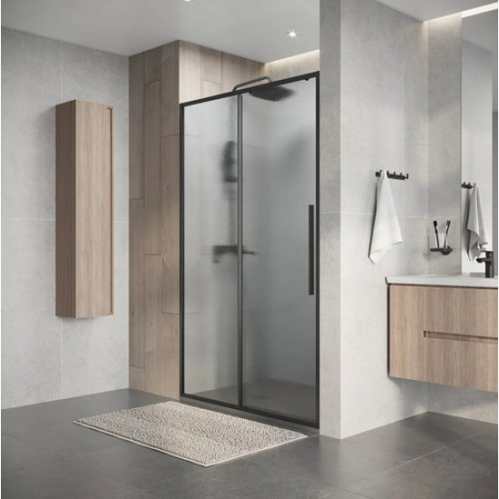 Душевая дверь Niagara NG-34-L11CHGR 110x195 стекла шиншилла, профиль графит матовый Душевая дверь Niagara NG-34-L11CHGR 110x195 стекла шиншилла, профиль графит матовый