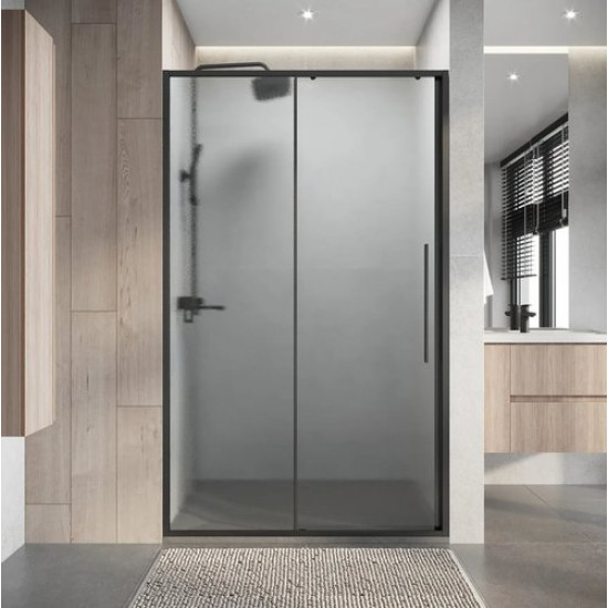 Душевая дверь Niagara NG-34-L11CHGR 110x195 стекла шиншилла, профиль графит матовый Душевая дверь Niagara NG-34-L11CHGR 110x195 стекла шиншилла, профиль графит матовый