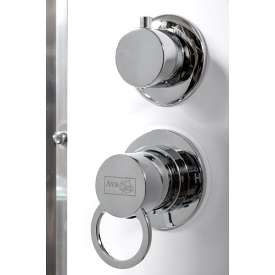 Душевая кабина Avacan EM4515 AVA N 150x85 стандарт, стекла матовые, профиль хром Душевая кабина Avacan EM4515 AVA N 150x85 стандарт, стекла матовые, профиль хром