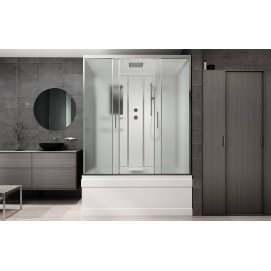 Душевая кабина Avacan EM4515 AVA N 150x85 стандарт, стекла матовые, профиль хром Душевая кабина Avacan EM4515 AVA N 150x85 стандарт, стекла матовые, профиль хром