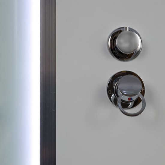 Душевая кабина Avacan EM4515 AVA N 150x85 стандарт, стекла матовые, профиль хром Душевая кабина Avacan EM4515 AVA N 150x85 стандарт, стекла матовые, профиль хром