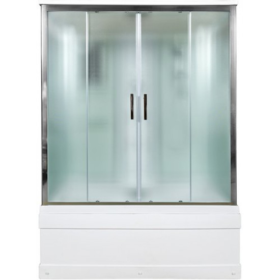 Душевая кабина Avacan EM4516GM+EL AVA N 160x85 с гидромассажем и электрикой, стекла матовые, профиль хром Душевая кабина Avacan EM4516GM+EL AVA N 160x85 с гидромассажем и электрикой, стекла матовые, профиль хром