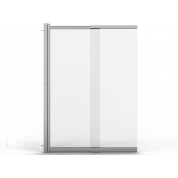 Душевая шторка Adema NFA-612 100x140 прозрачное стекло / профиль хром