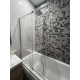 Душевая шторка Adema NFA-612 100x140 прозрачное стекло / профиль хром