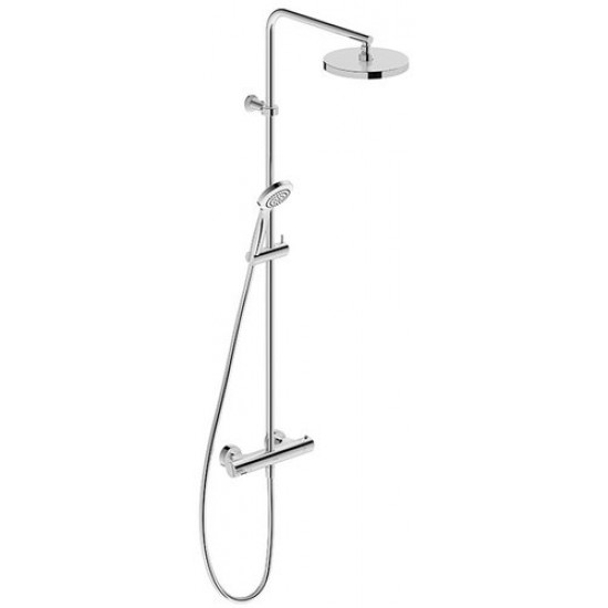 Душевая стойка Duravit B.2 B24280008010 с термостатом, хром