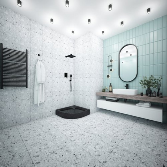 Душевой поддон Метакам Classic Black N 80x80 черный