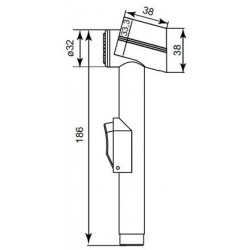 Гигиенический душ iddis 0101F15I20 со шлангом, хром Гигиенический душ iddis 0101F15I20 со шлангом, хром