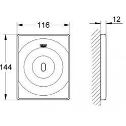 Инфракрасная-электроника для писсуара Grohe Tectron 37336001