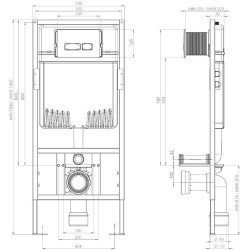 Инсталляция для унитаза Isvea 52AL0102I