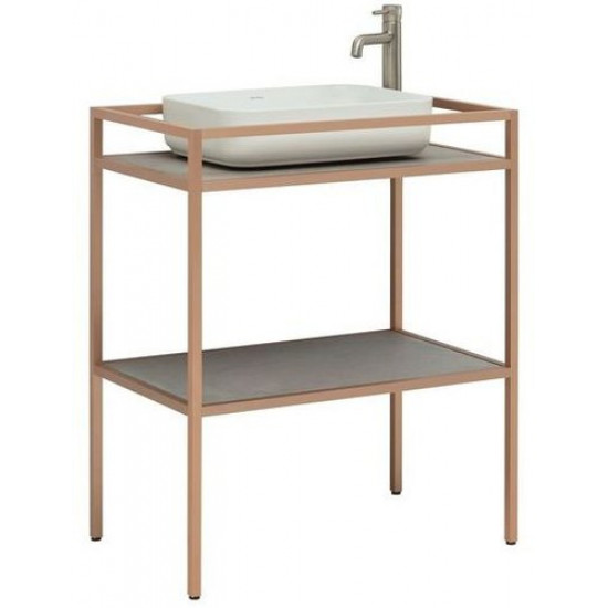 Консоль под умывальник Allen Brau Liberty 75 1.33002.60 медь браш напольная