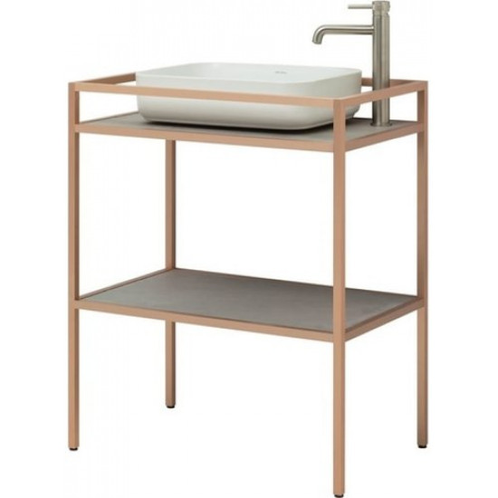 Консоль под умывальник Allen Brau Liberty 75 1.33002.60 медь браш напольная