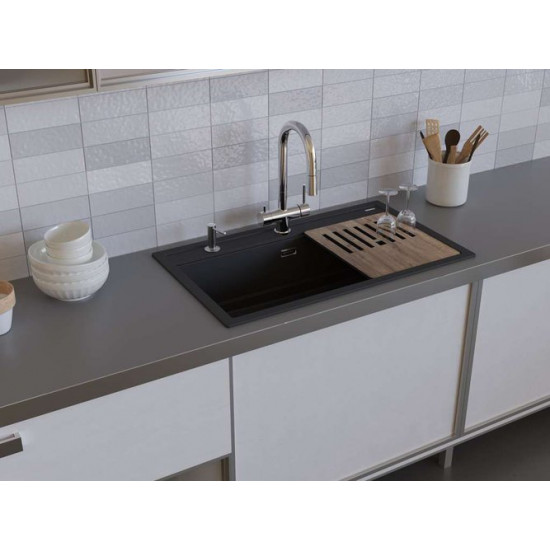 Кухонная мойкa OMOIKIRI  Kitagawa 86-LB-WH 86x51 белый