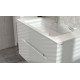 Тумба под умывальник Jorno Modul 100 белая