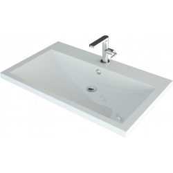 Умывальник Andrea 750 75x48 белый