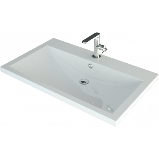 Умывальник Andrea 750 75x48 белый