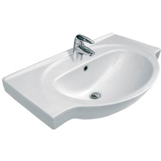 Умывальник Cersanit Erica 70 S-UM-ERI-70-1-W белый Умывальник Cersanit Erica 70 S-UM-ERI-70-1-W белый