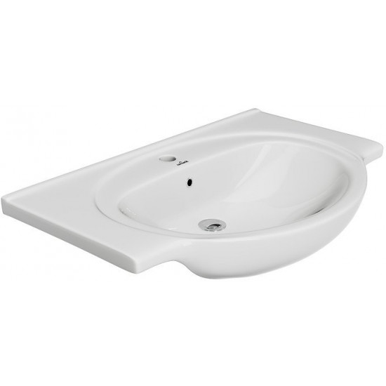 Умывальник Cersanit Erica 70 S-UM-ERI-70-1-W белый Умывальник Cersanit Erica 70 S-UM-ERI-70-1-W белый