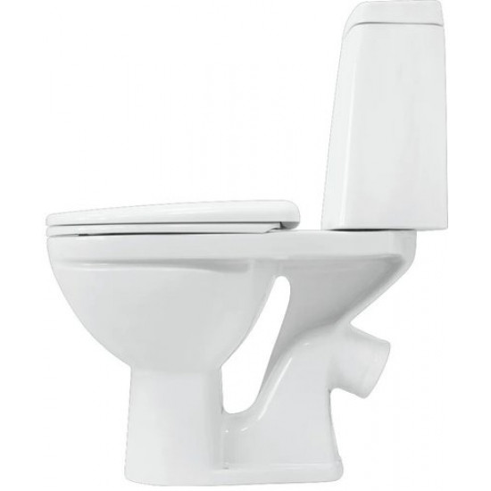 Унитаз напольный Sanita Марс 34,2x64 безободковый белый с сиденьем SoftClose Унитаз напольный Sanita Марс 34,2x64 безободковый белый с сиденьем SoftClose