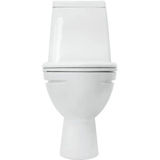 Унитаз напольный Sanita Марс 34,2x64 безободковый белый с сиденьем SoftClose Унитаз напольный Sanita Марс 34,2x64 безободковый белый с сиденьем SoftClose