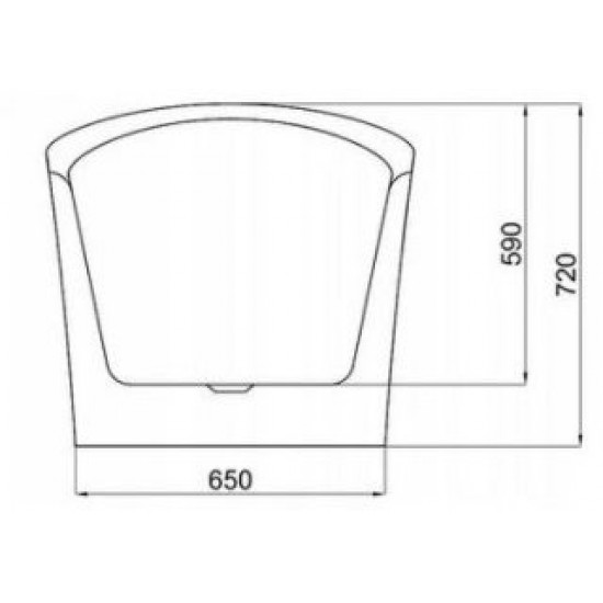 Ванна акриловая Rea Ferrano W0150 160x80 белая