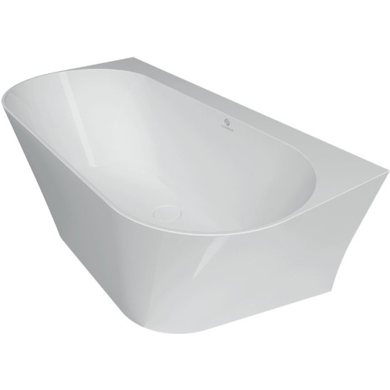 Ванна из литьевого мрамора Fjordd Ramsa 160x80 белый глянец