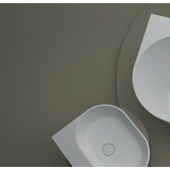 Ванна из литьевого мрамора Fjordd Ramsa 160x80 белый глянец