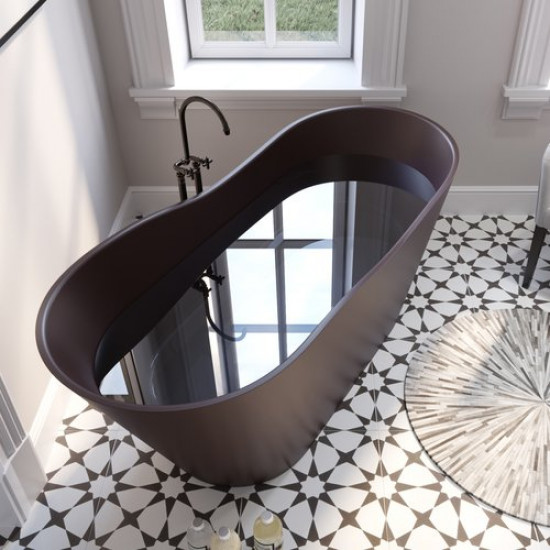 Ванна каменная Holbi Afrodita 161x68 SC цветная матовая RAL