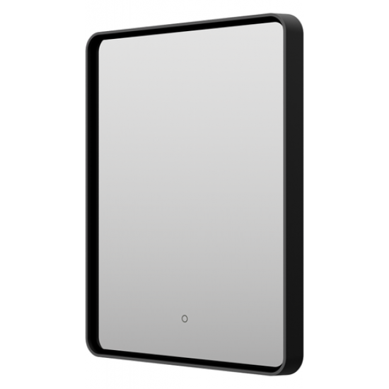 Зеркало Brevita Mercury 60x80 сенсор на зеркале, черный