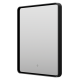 Зеркало Brevita Mercury 60x80 сенсор на зеркале, черный