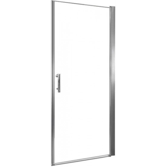 Душевая дверь Roxen Astra 80x195 стекла прозрачные / профиль хром