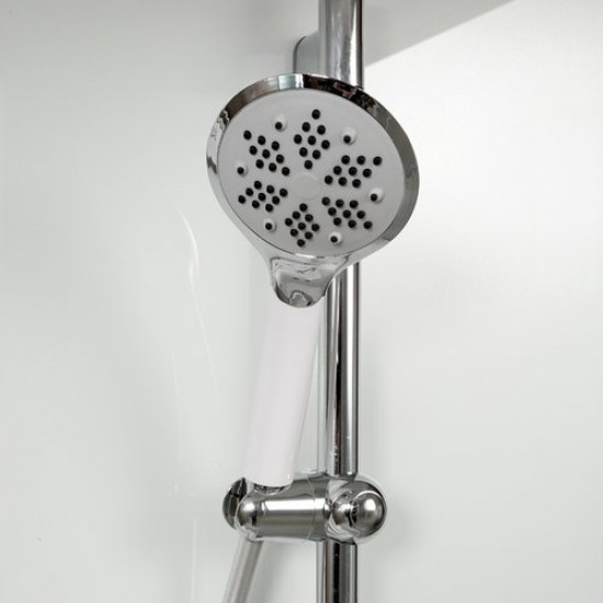 Душевая кабина Avacan EM4515LED AVA N 150x85 LED, стекла матовые, профиль хром Душевая кабина Avacan EM4515LED AVA N 150x85 LED, стекла матовые, профиль хром