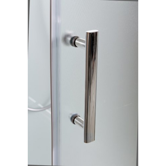 Душевая кабина Avacan EM4516EL AVA N 160x85 с электрикой, стекла матовые, профиль хром Душевая кабина Avacan EM4516EL AVA N 160x85 с электрикой, стекла матовые, профиль хром