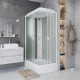Душевая кабина Niagara Promo P110/80/26Q/MT 110x80 стекла матовые, профиль белый