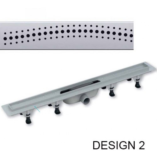 Душевой лоток с решеткой PlastBrno SZE2390