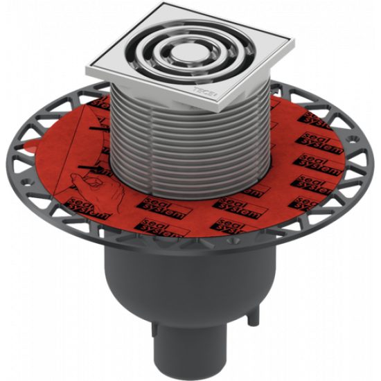 Душевой трап TECEdrainpoint S 130 хром матовый