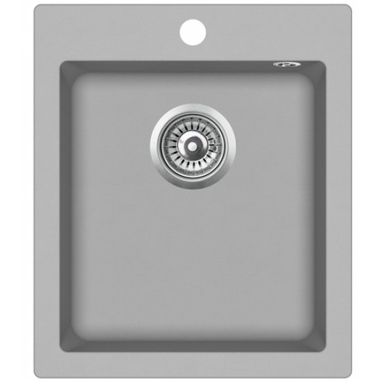 Кухонная мойка Aquasanita SIMPLEX SQS 100 220 W 42,5x50 Argent