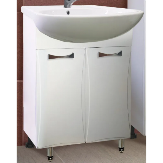 Тумба под умывальник Vako Бант 55 белый Тумба под умывальник Vako Бант 55 белый