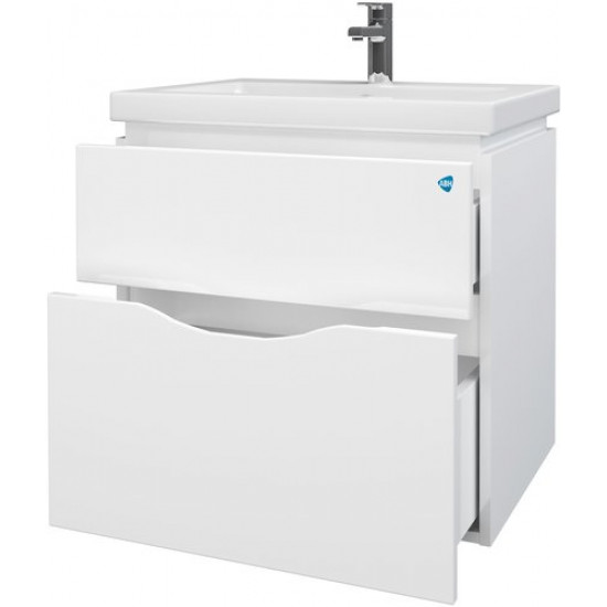 Тумба под умывальник АВН 60 Nola 86.01 подвесная белая